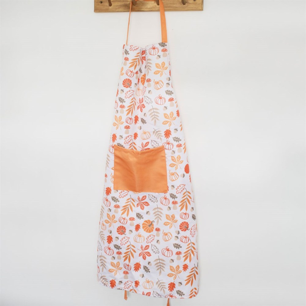 Something Different - Autumn Leaves and Pumpkins Apron - Multicolours